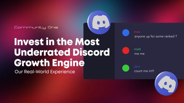 Invest in the Most Underrated Discord Growth Engine: Our Real-World Experience